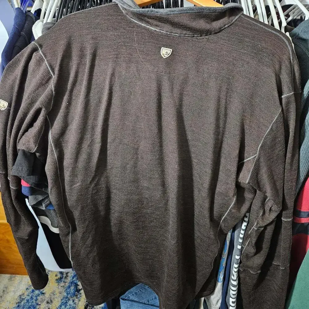 Kuhl Ryzer 1/4 Zip Pullover Size X-Large Brown